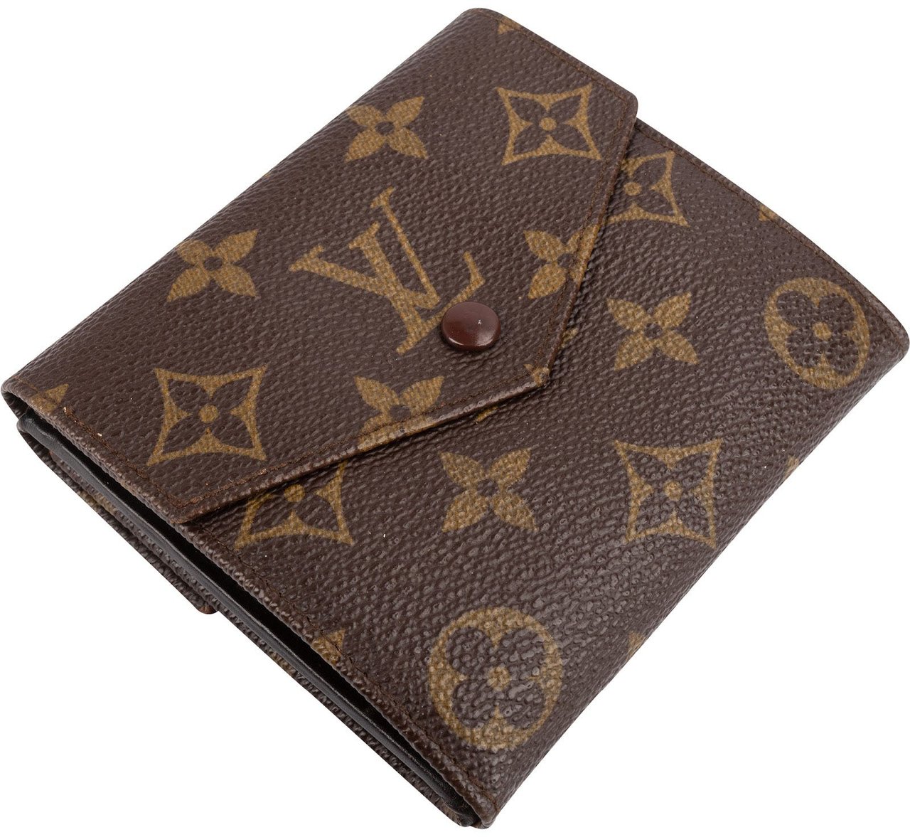 Louis Vuitton Louis Vuitton Monogram Canvas Elise Wallet Bruin