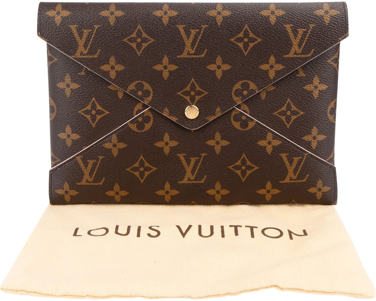 Louis Vuitton Louis Vuitton Monogram Canvas Pochette Kirigami Clutch Bruin