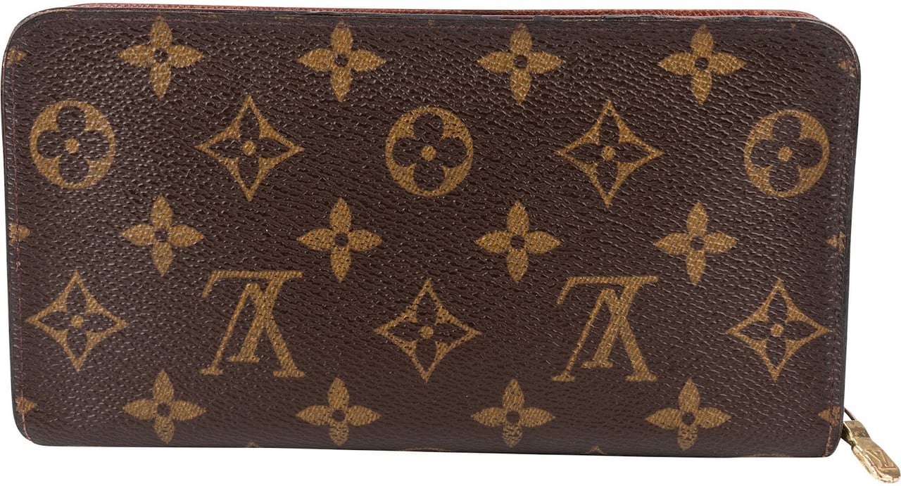Louis Vuitton Louis Vuitton Monogram Canvas Zippy Wallet Bruin