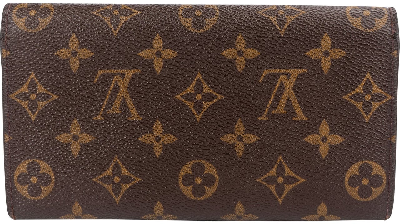 Louis Vuitton Louis Vuitton Monogram Canvas Sarah Wallet Bruin
