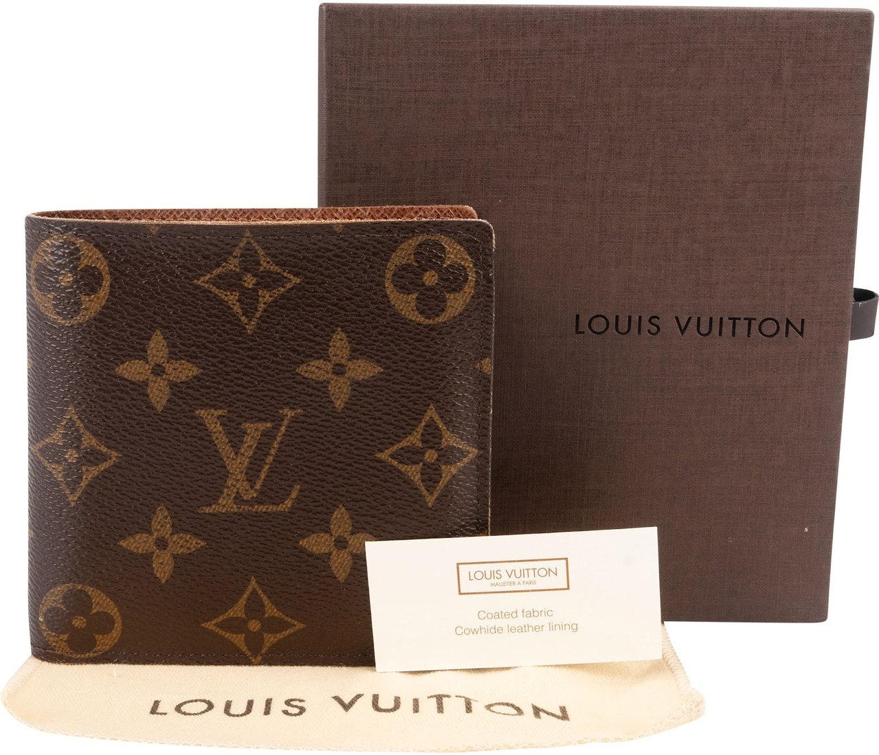 Louis Vuitton Canvas Monogram Marco Wallet Bruin