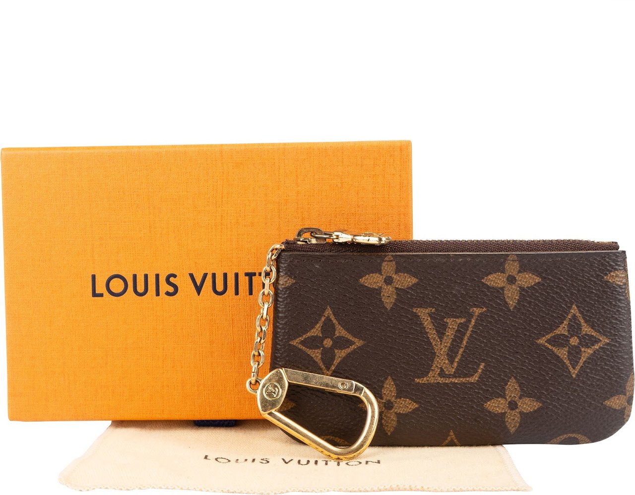 Louis Vuitton Louis Vuitton Monogram Canvas Key Pouch Bruin