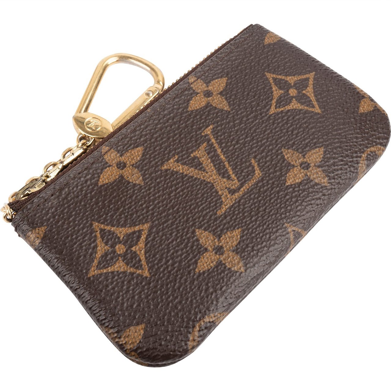 Louis Vuitton Louis Vuitton Monogram Canvas Key Pouch Bruin