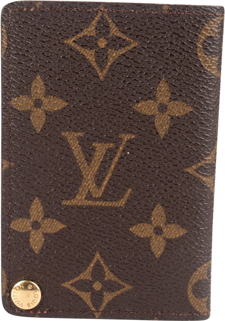 Louis Vuitton Louis Vuitton Monogram Canvas Clear Case Cardholder Bruin