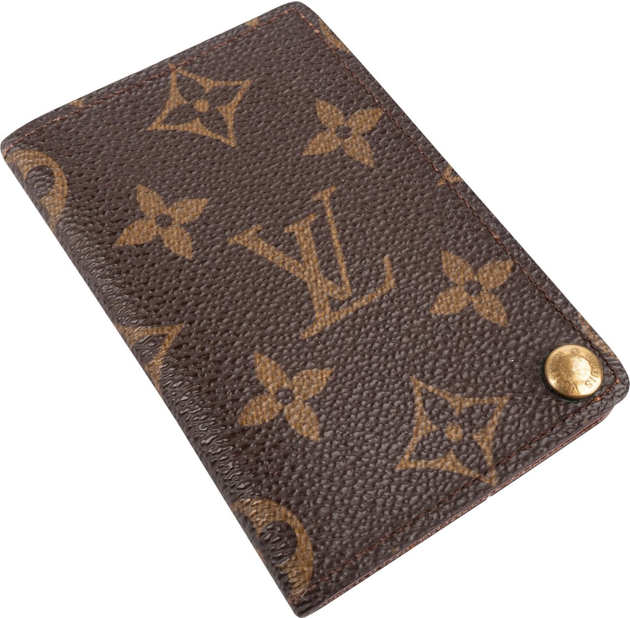 Louis Vuitton Louis Vuitton Monogram Canvas Clear Case Cardholder Bruin