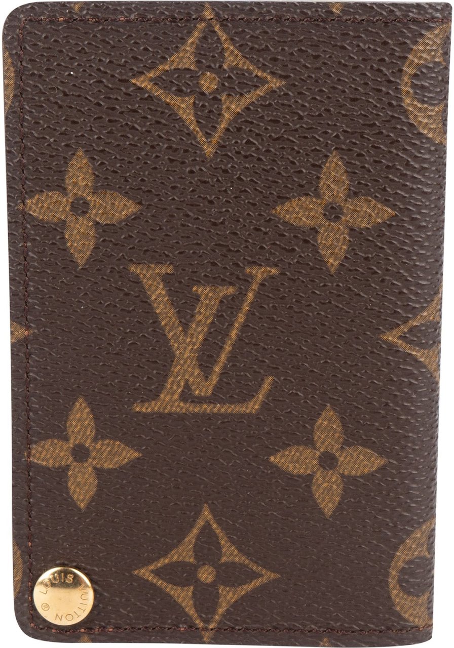 Louis Vuitton Louis Vuitton Monogram Canvas Clear Case Cardholder Bruin