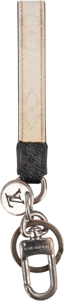 Louis Vuitton Monogram Canvas and Damier Azur Key Holder Bag Charm Divers