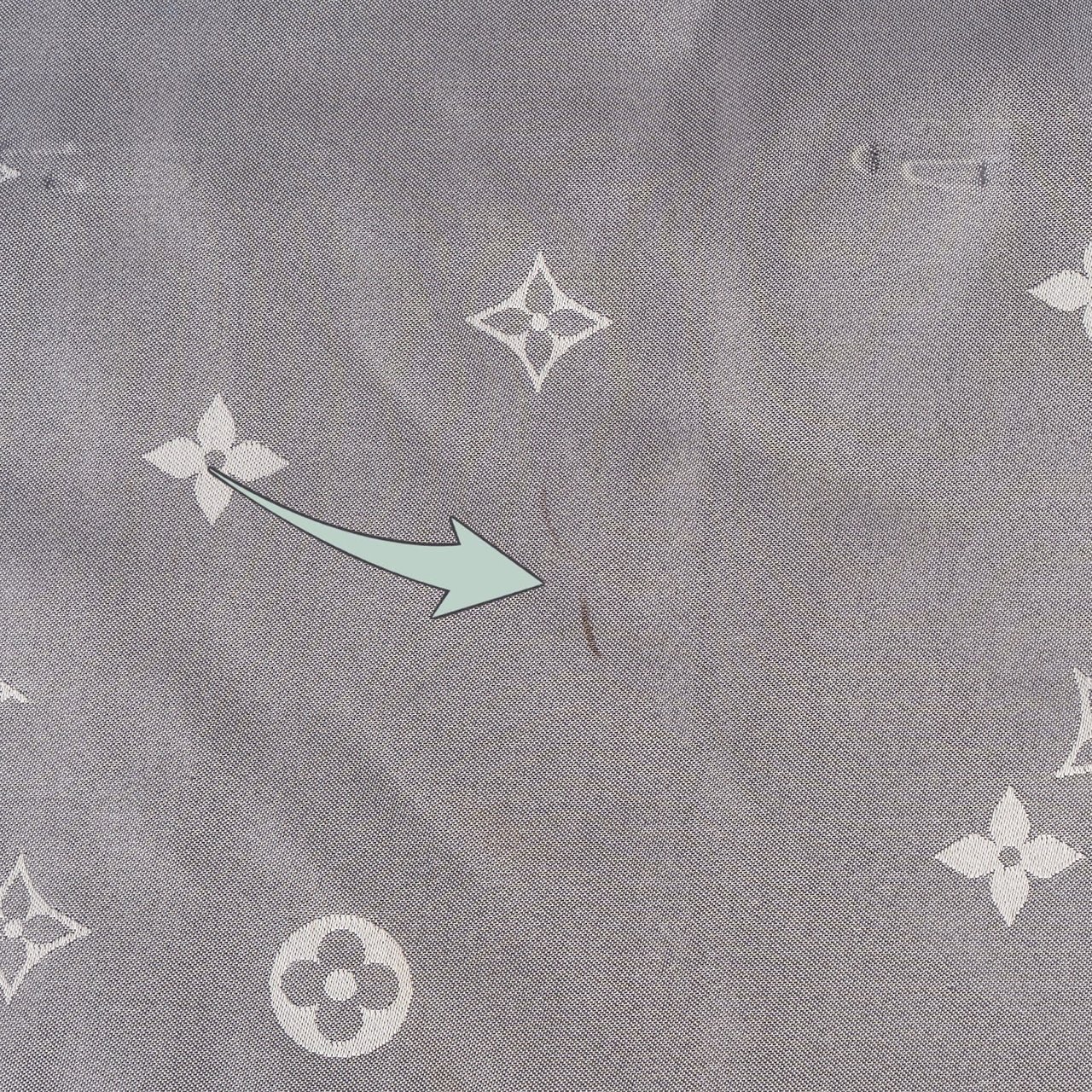 Louis Vuitton Louis Vuitton Schal Silk Monogram Scarf Tuch Donkergrijs