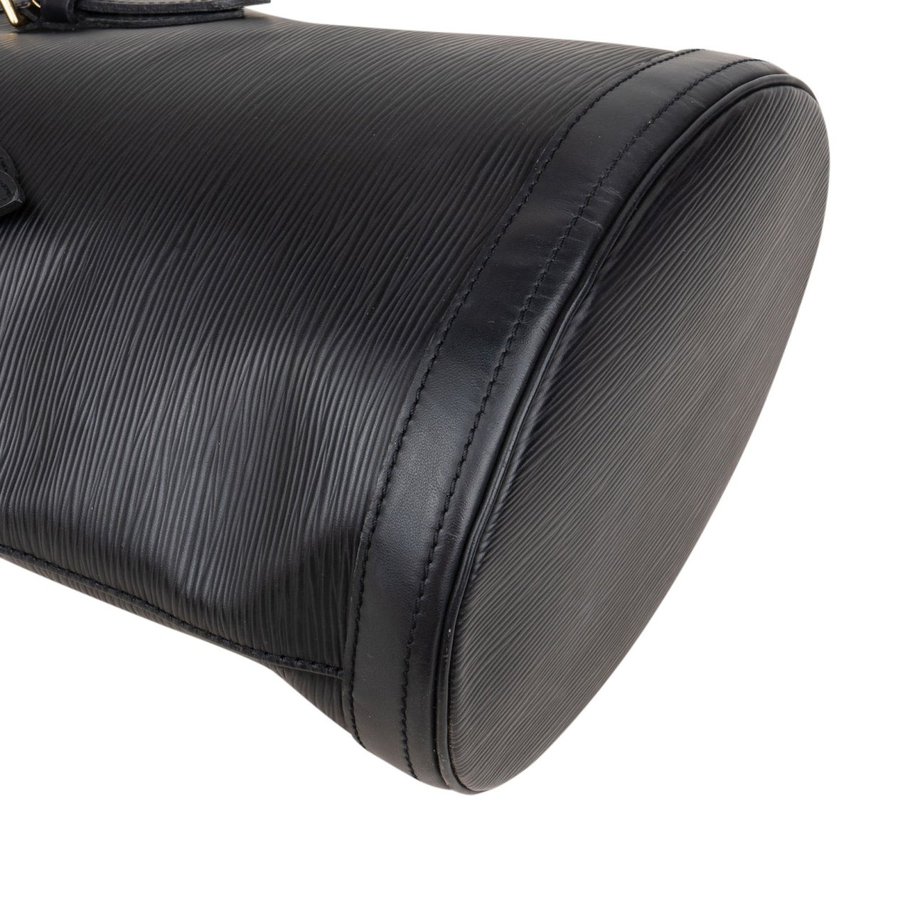 Louis Vuitton Louis Vuitton Noir Epi Leather Bucket PM Shoulder Bag Zwart
