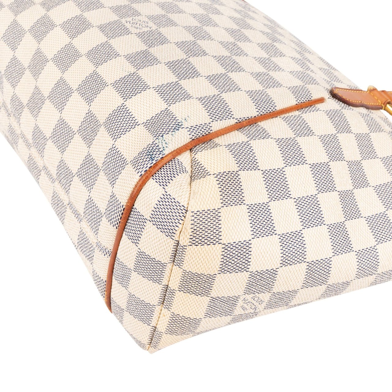 Louis Vuitton Monogram Damier Azur Totally PM Shoulder Bag Beige