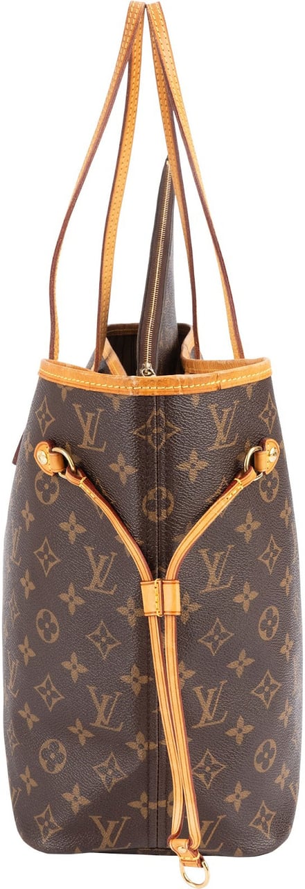 Louis Vuitton Monogram Canvas Neverfull MM Shoulder Bag Bruin