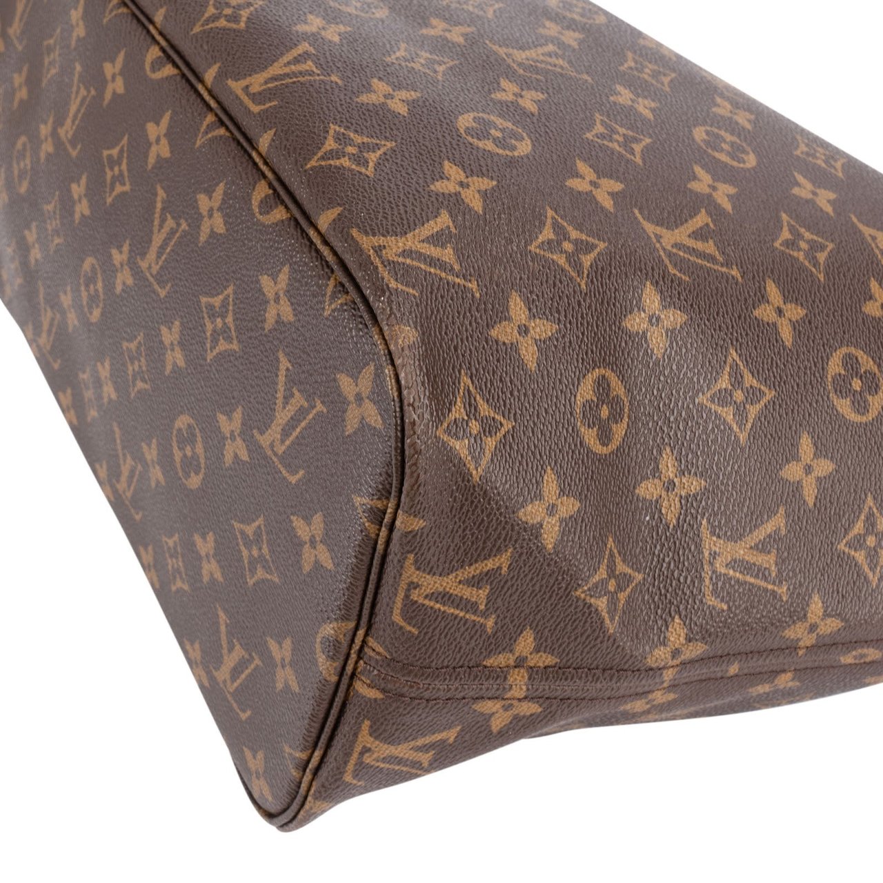 Louis Vuitton Monogram Canvas Neverfull MM Shoulder Bag Bruin