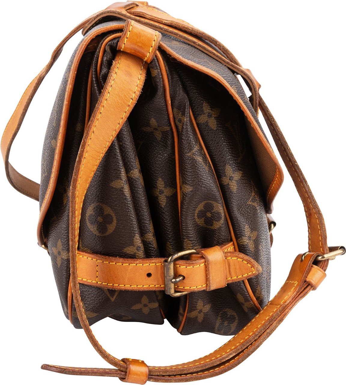 Louis Vuitton Louis Vuitton Monogram Canvas Saumur 30 Crossbody Bag Bruin