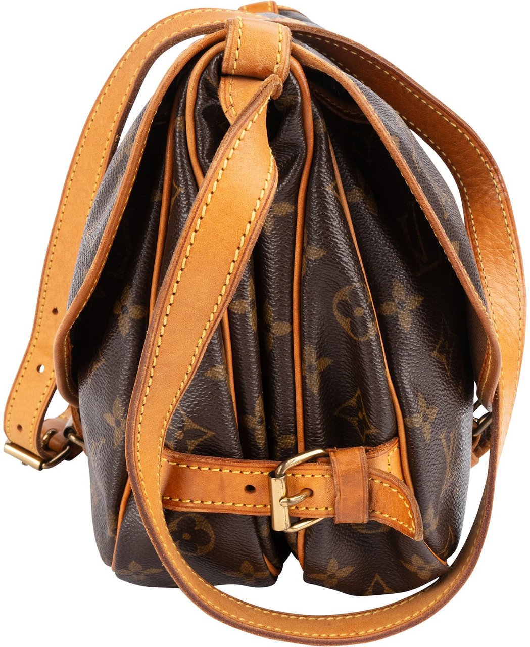 Louis Vuitton Louis Vuitton Monogram Canvas Saumur 30 Crossbody Bag Bruin