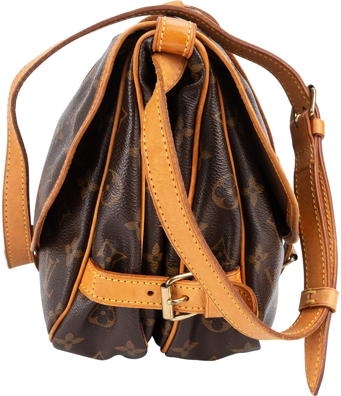 Louis Vuitton Louis Vuitton Monogram Canvas Saumur 30 Crossbody Bag Bruin