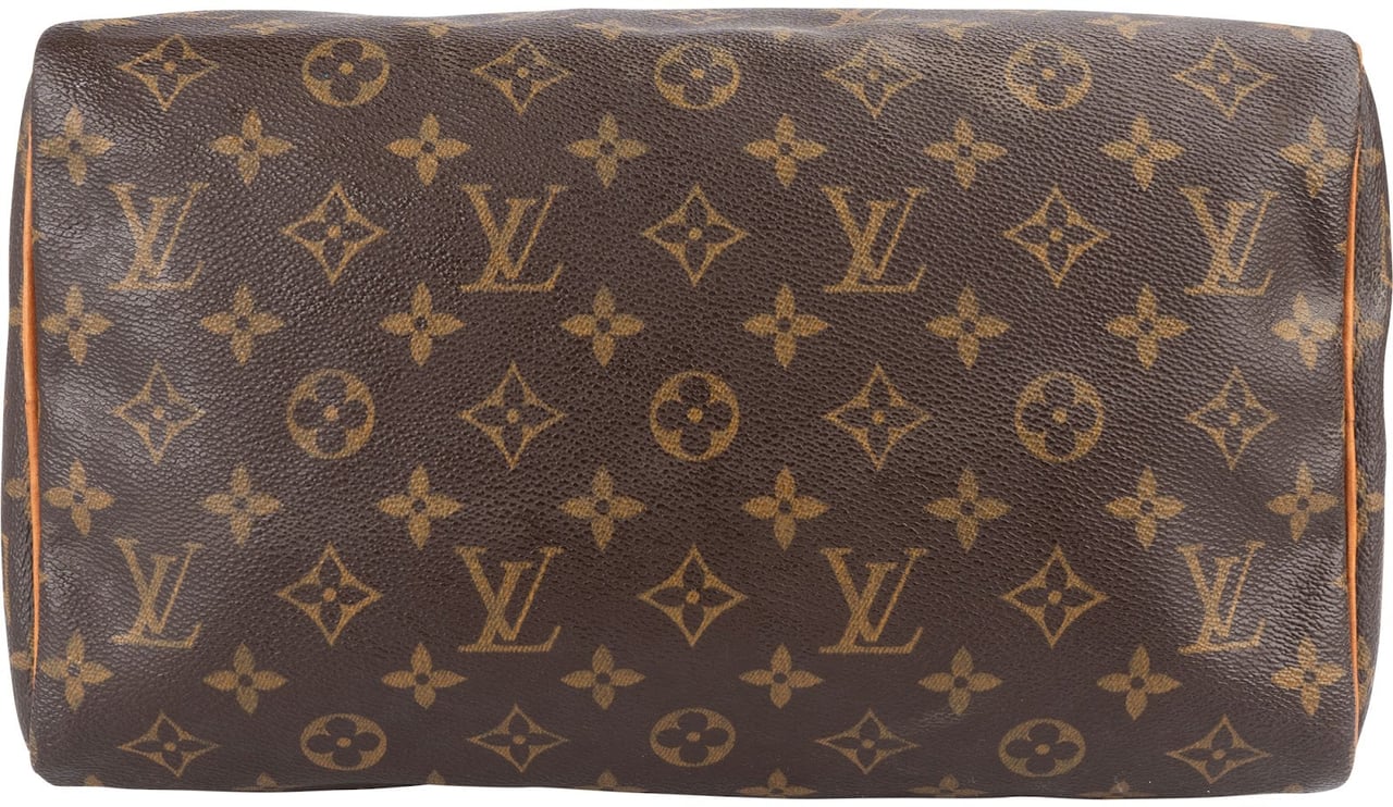 Louis Vuitton Louis Vuitton Monogram Canvas Speedy 30 Handbag Bruin