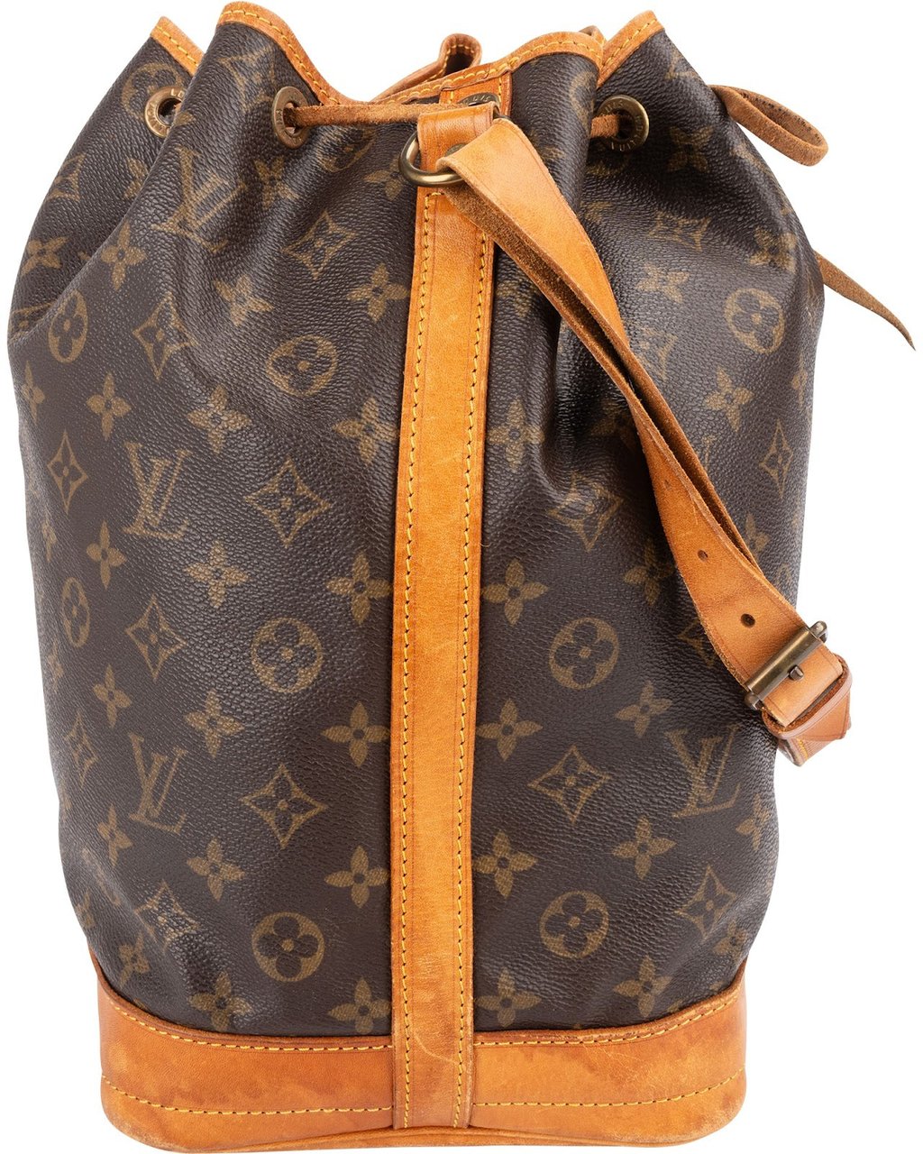 Louis Vuitton Monogram Canvas Sac Noé Grande Shoulder Bag Bruin