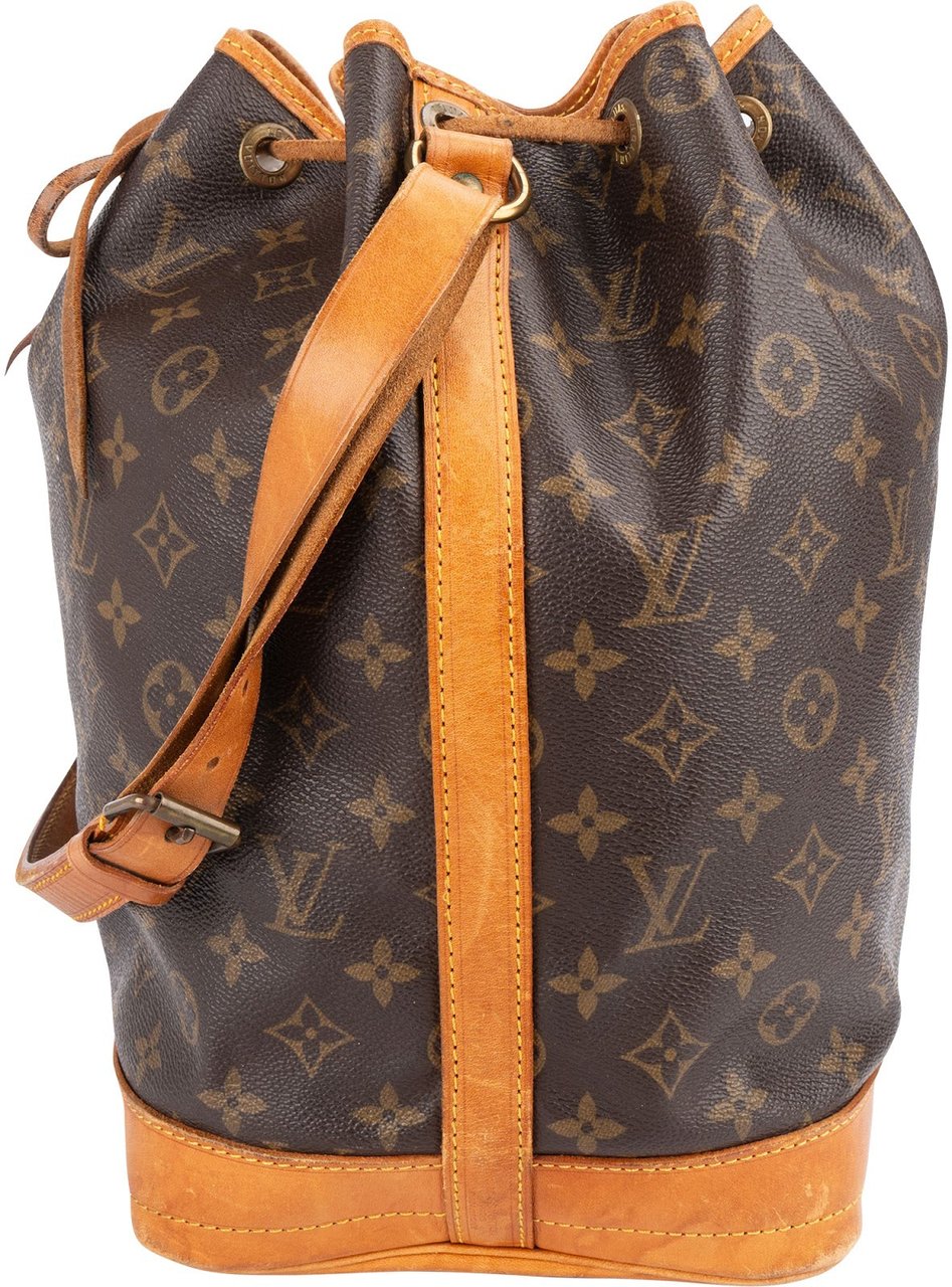 Louis Vuitton Monogram Canvas Sac Noé Grande Shoulder Bag Bruin