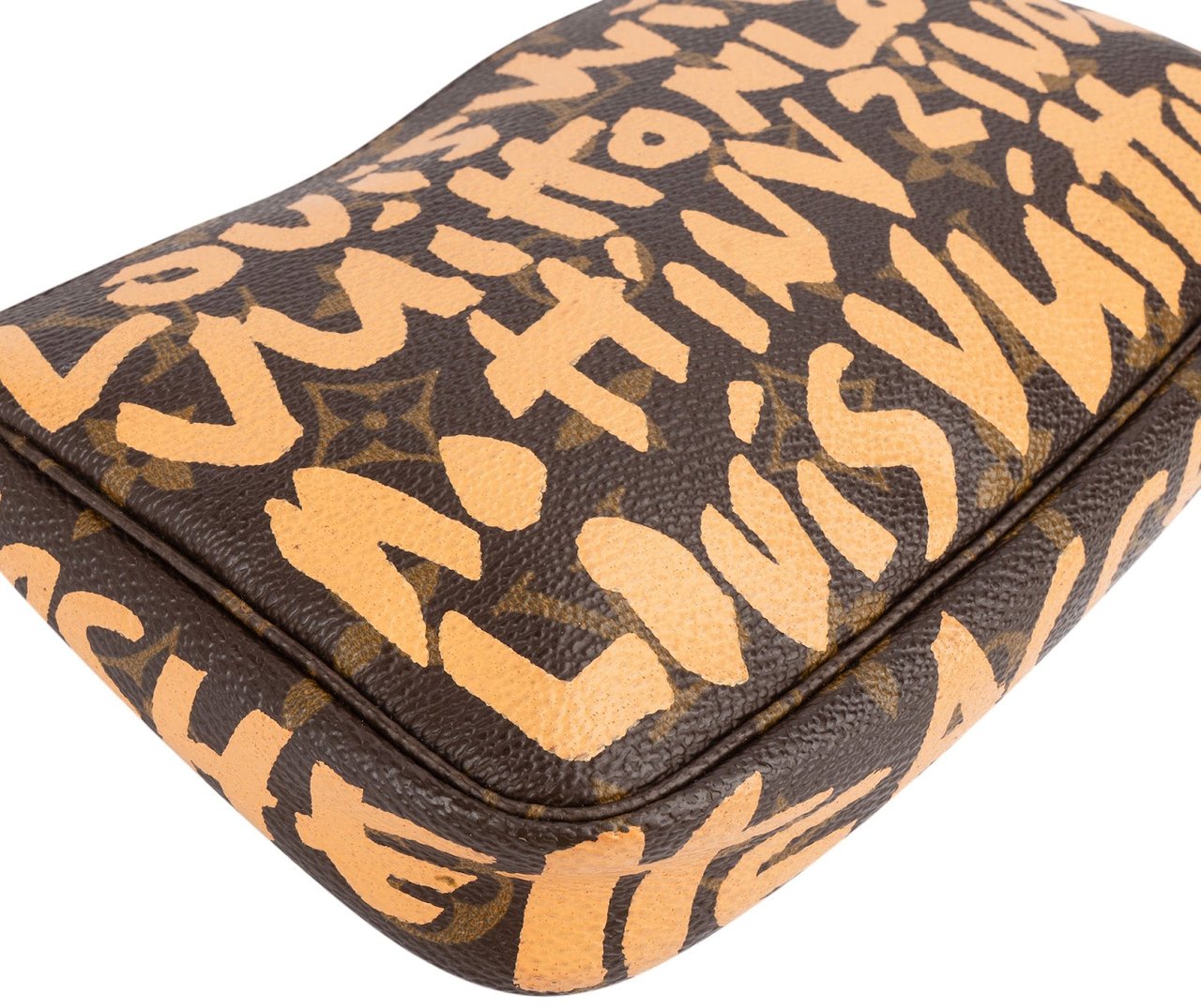 Louis Vuitton Louis Vuitton Limited Monogram Graffiti Pochette Accessoires Handbag Bruin