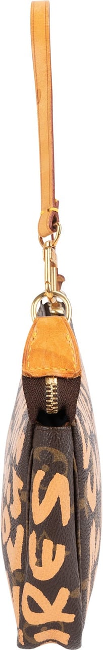 Louis Vuitton Louis Vuitton Limited Monogram Graffiti Pochette Accessoires Handbag Bruin