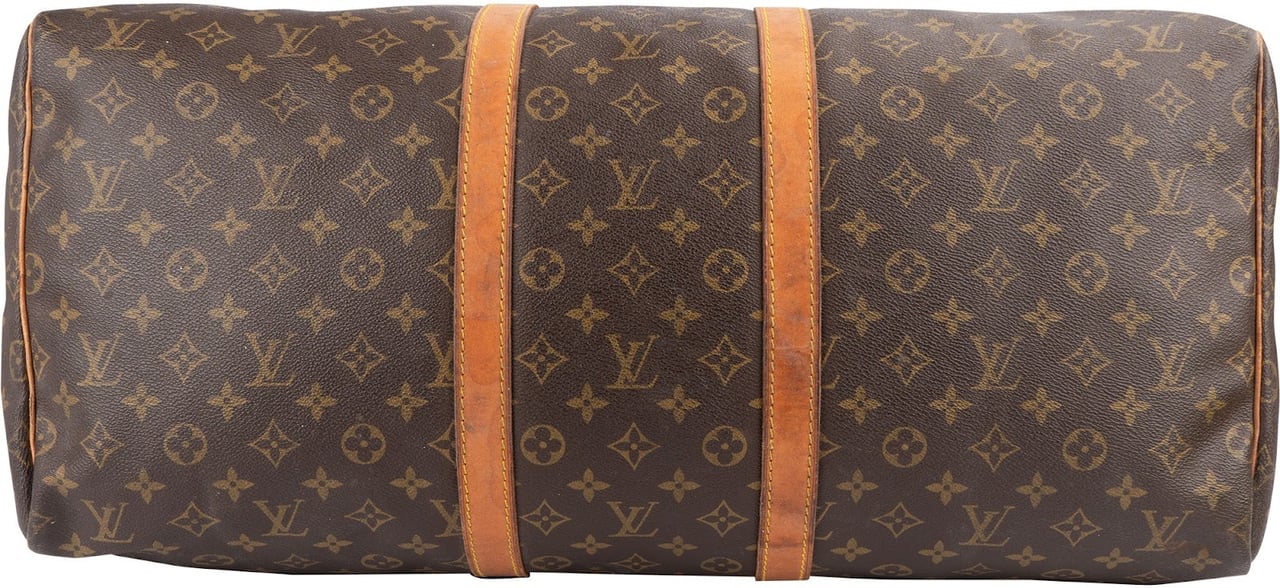 Louis Vuitton Louis Vuitton Monogram Canvas Keepall 55 Travel Bag Bruin
