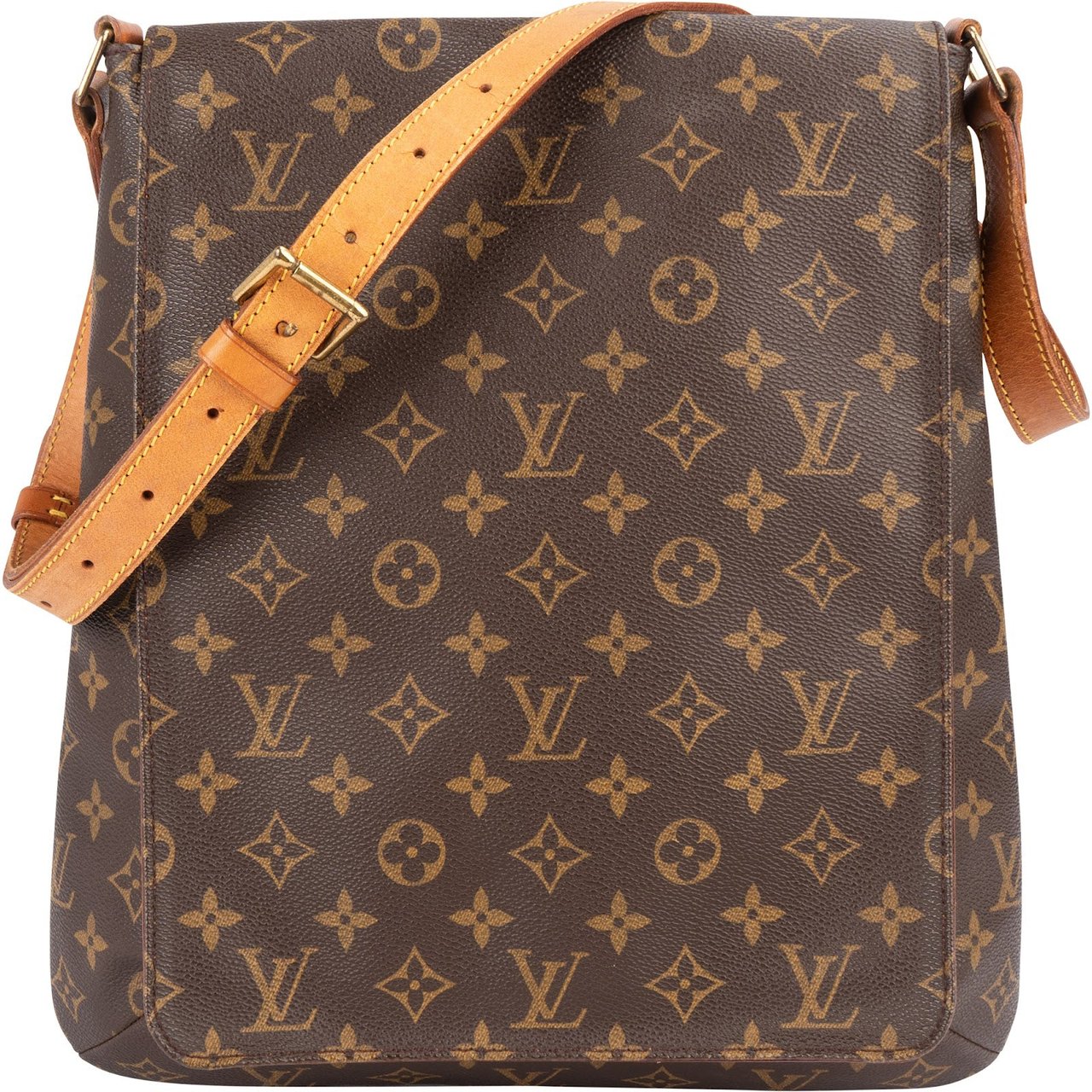 Louis Vuitton Louis Vuitton Monogram Canvas Salsa Musette GM Crossbody Bag Bruin