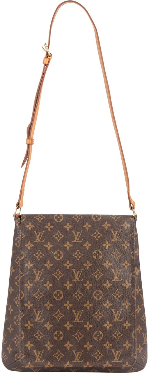 Louis Vuitton Louis Vuitton Monogram Canvas Salsa Musette GM Crossbody Bag Bruin