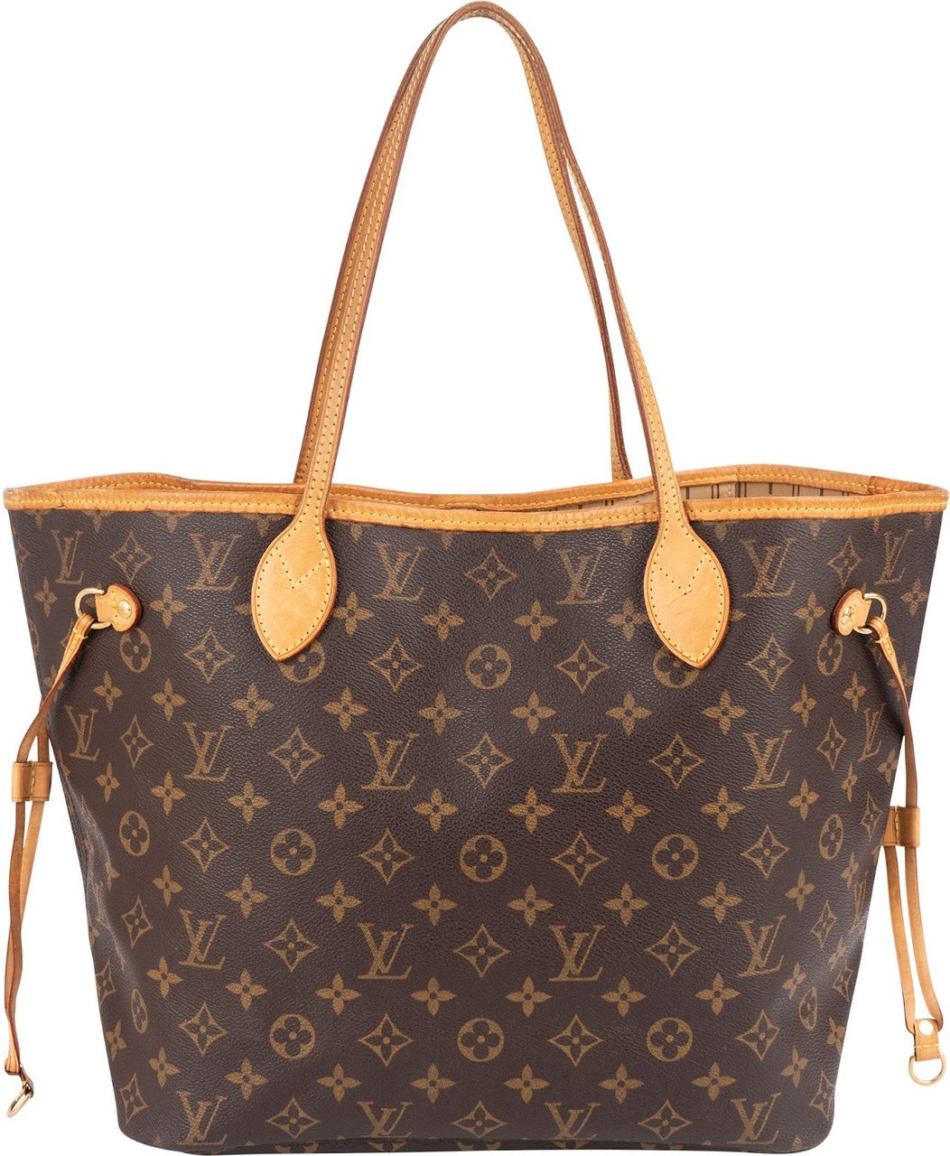 Louis Vuitton Louis Vuitton Monogram Canvas Neverfull MM Shoulder Bag Bruin