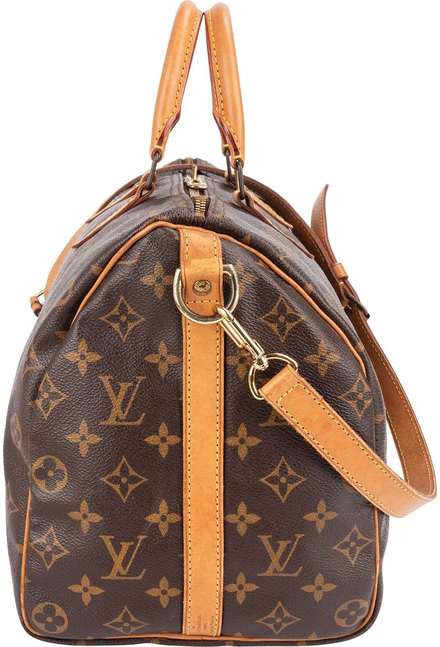 Louis Vuitton Louis Vuitton Monogram Canvas Speedy 35 Bandoulière Handbag Bruin