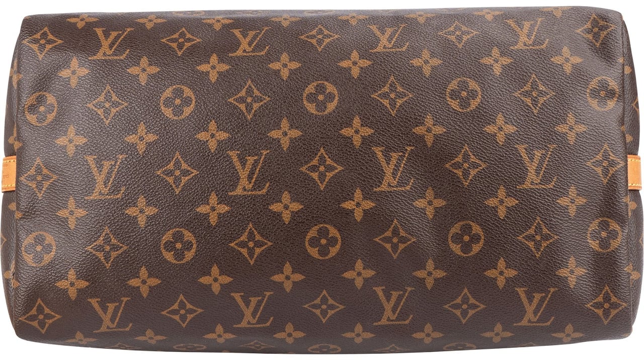 Louis Vuitton Louis Vuitton Monogram Canvas Speedy 35 Bandoulière Handbag Bruin