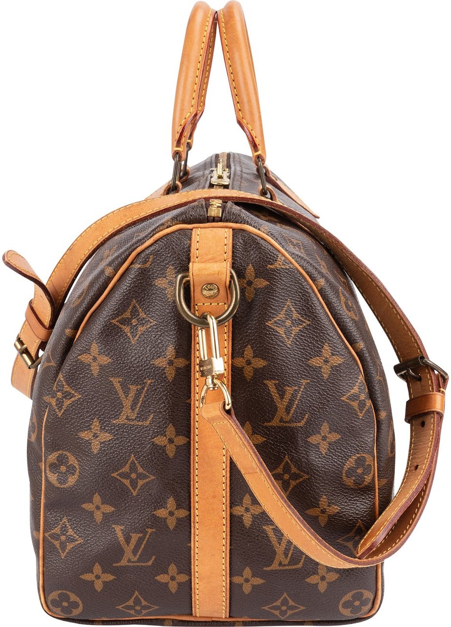 Louis Vuitton Louis Vuitton Monogram Canvas Speedy 35 Bandoulière Handbag Bruin
