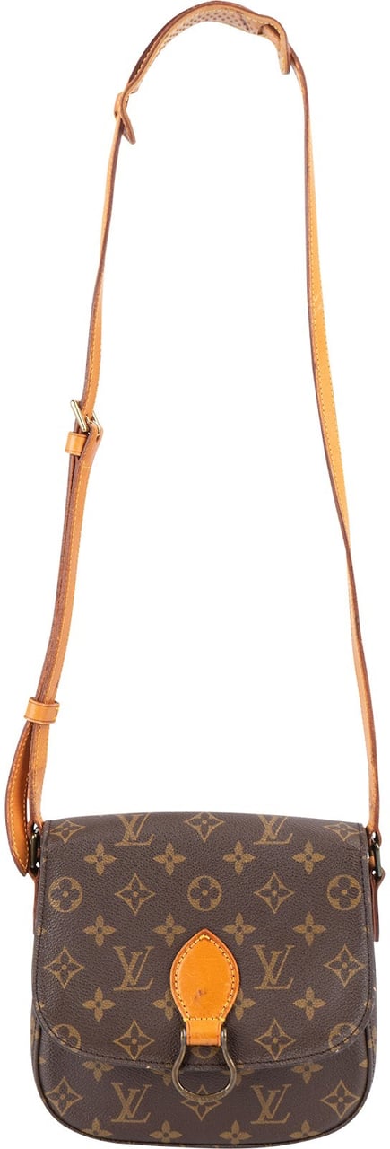 Louis Vuitton Louis Vuitton Monogram Canvas Saint Cloud MM Crossbody Bag Bruin