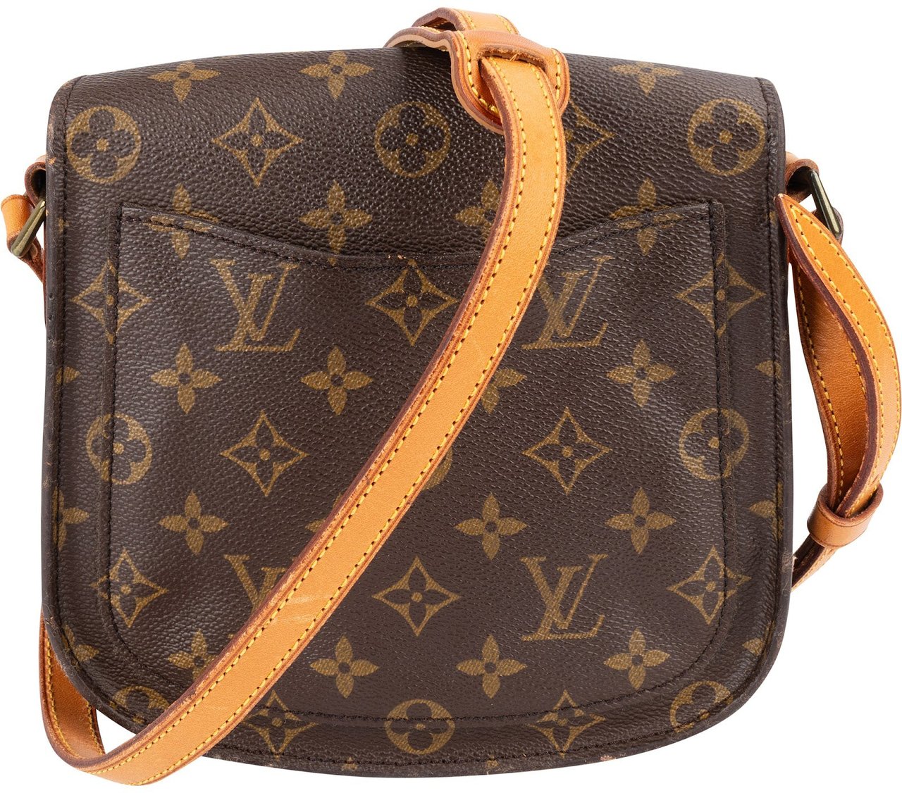 Louis Vuitton Louis Vuitton Monogram Canvas Saint Cloud MM Crossbody Bag Bruin