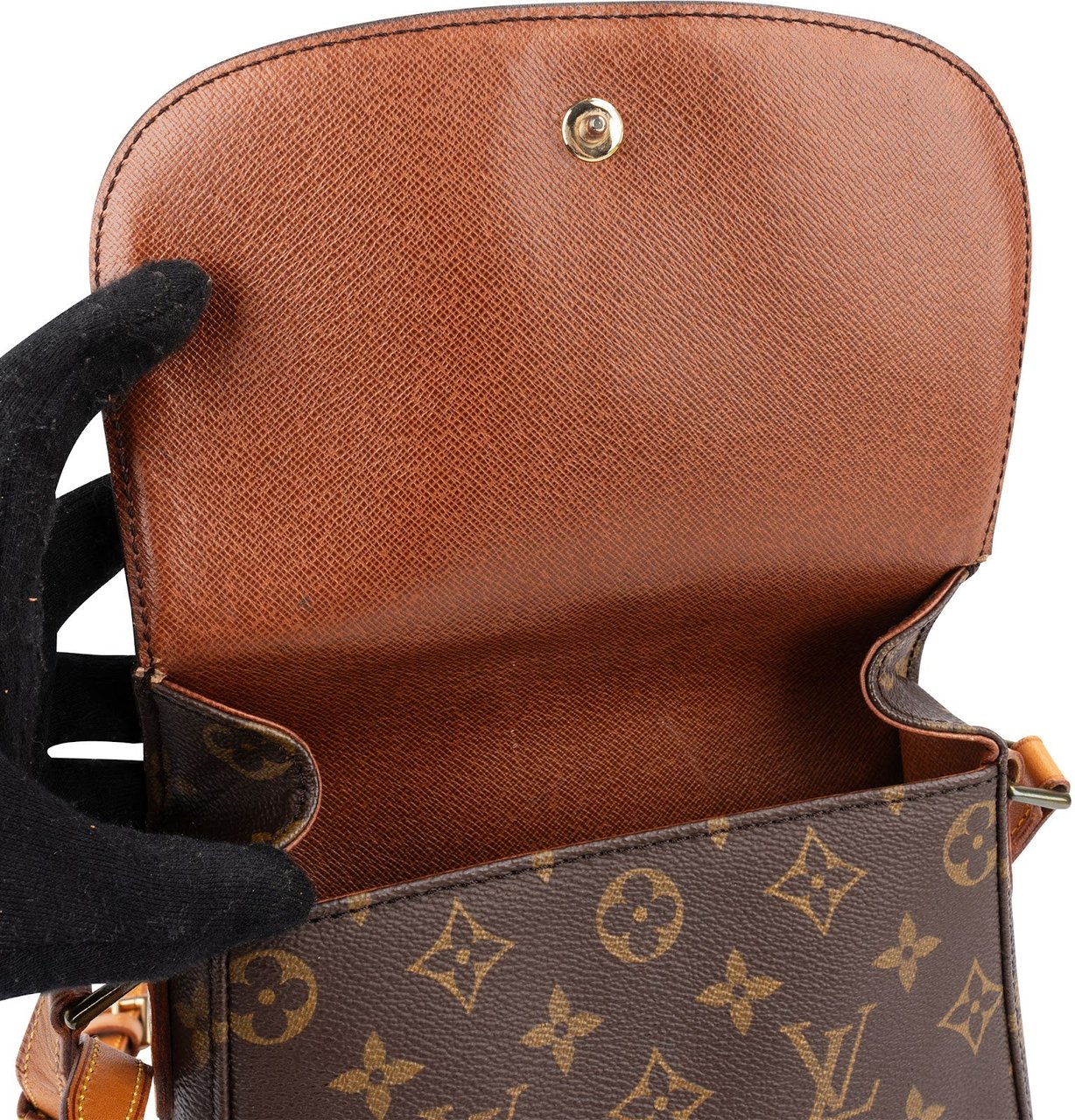 Louis Vuitton Louis Vuitton Monogram Canvas Saint Cloud MM Crossbody Bag Bruin