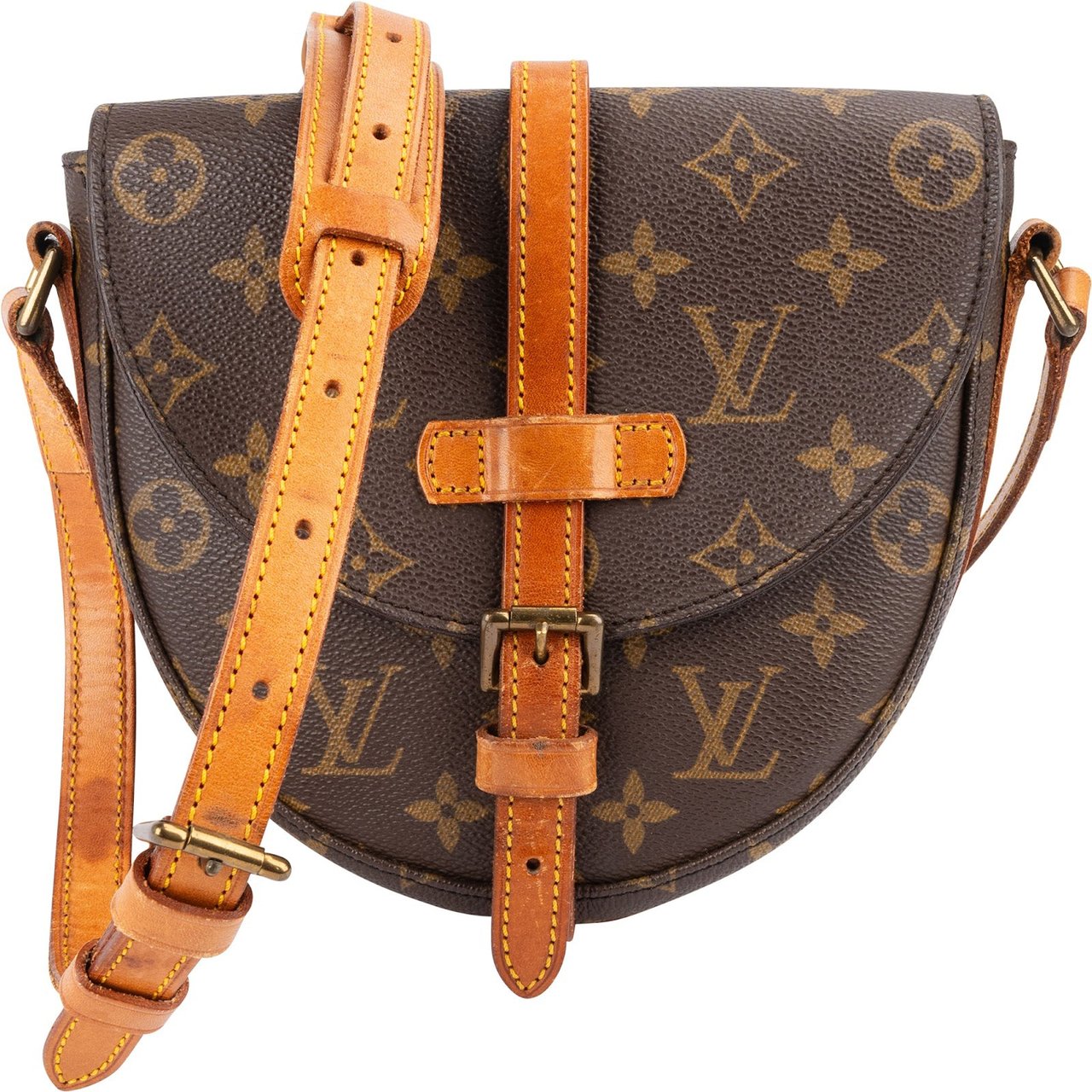 Louis Vuitton Louis Vuitton Monogram Canvas Chantilly PM Crossbody Bag Bruin