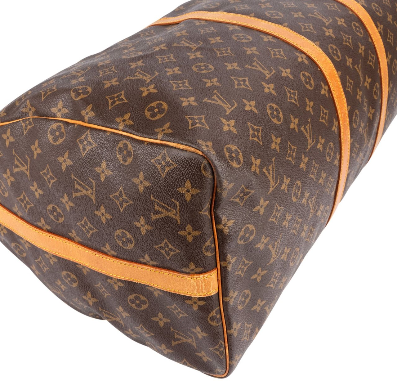 Louis Vuitton Louis Vuitton Monogram Canvas Keepall 60 Bandoulière Travel Bag Bruin