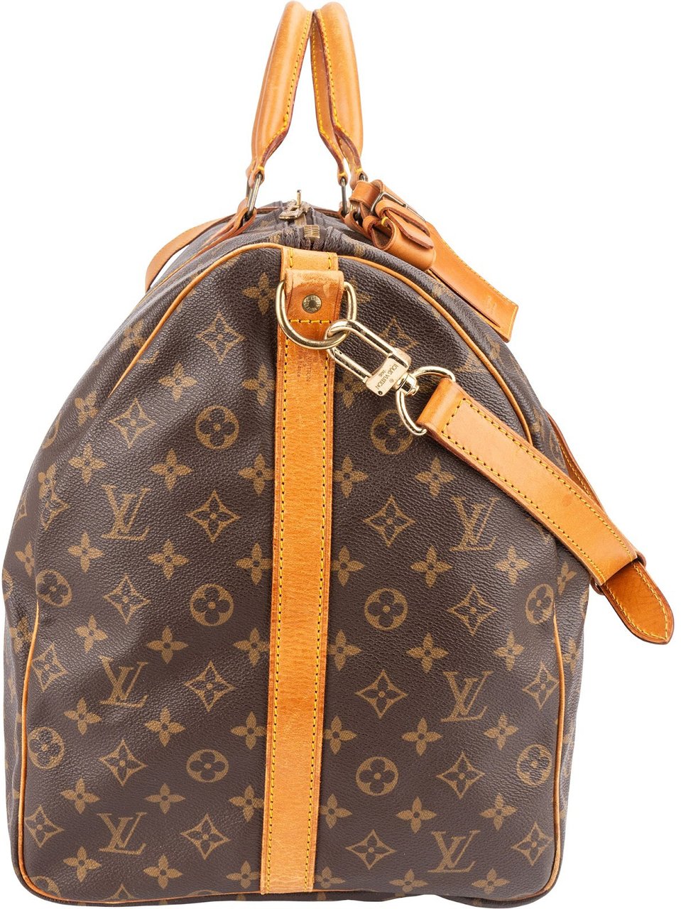 Louis Vuitton Louis Vuitton Monogram Canvas Keepall 60 Bandoulière Travel Bag Bruin