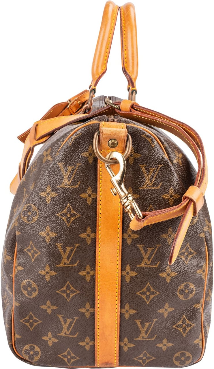 Louis Vuitton Louis Vuitton Monogram Canvas Keepall 45 Bandoulière Travel Bag Bruin