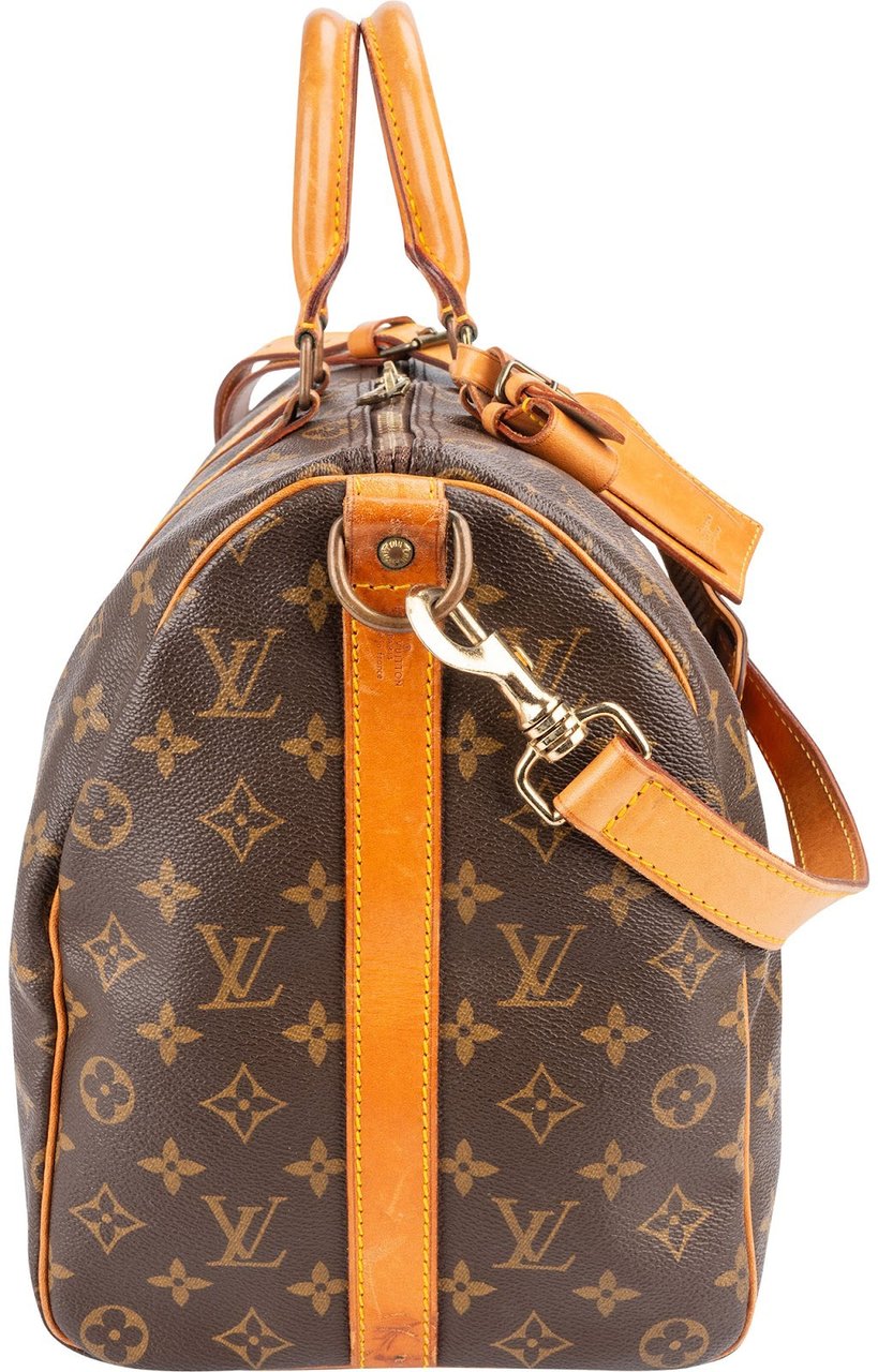 Louis Vuitton Louis Vuitton Monogram Canvas Keepall 45 Bandoulière Travel Bag Bruin