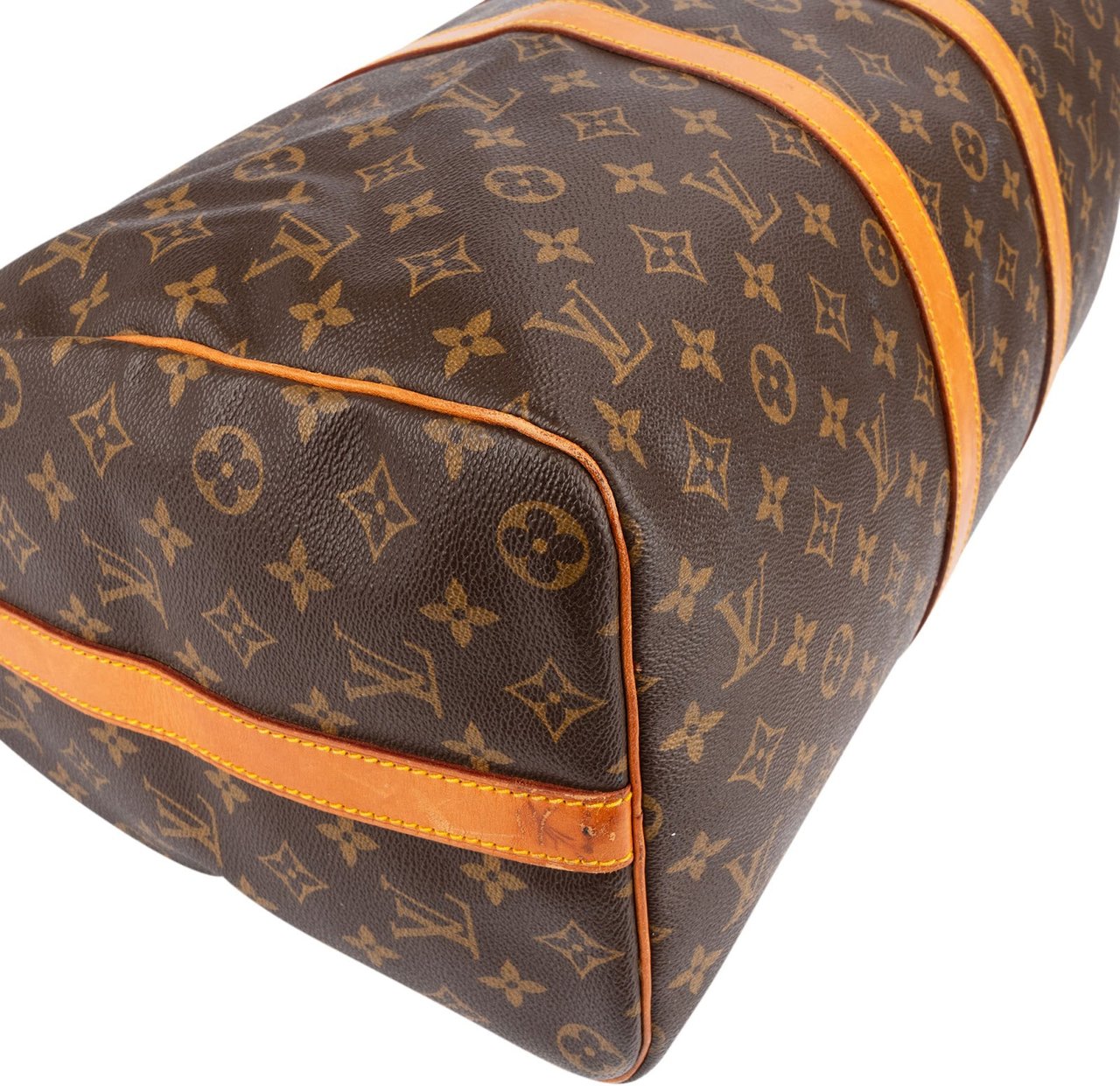 Louis Vuitton Louis Vuitton Monogram Canvas Keepall 45 Bandoulière Travel Bag Bruin