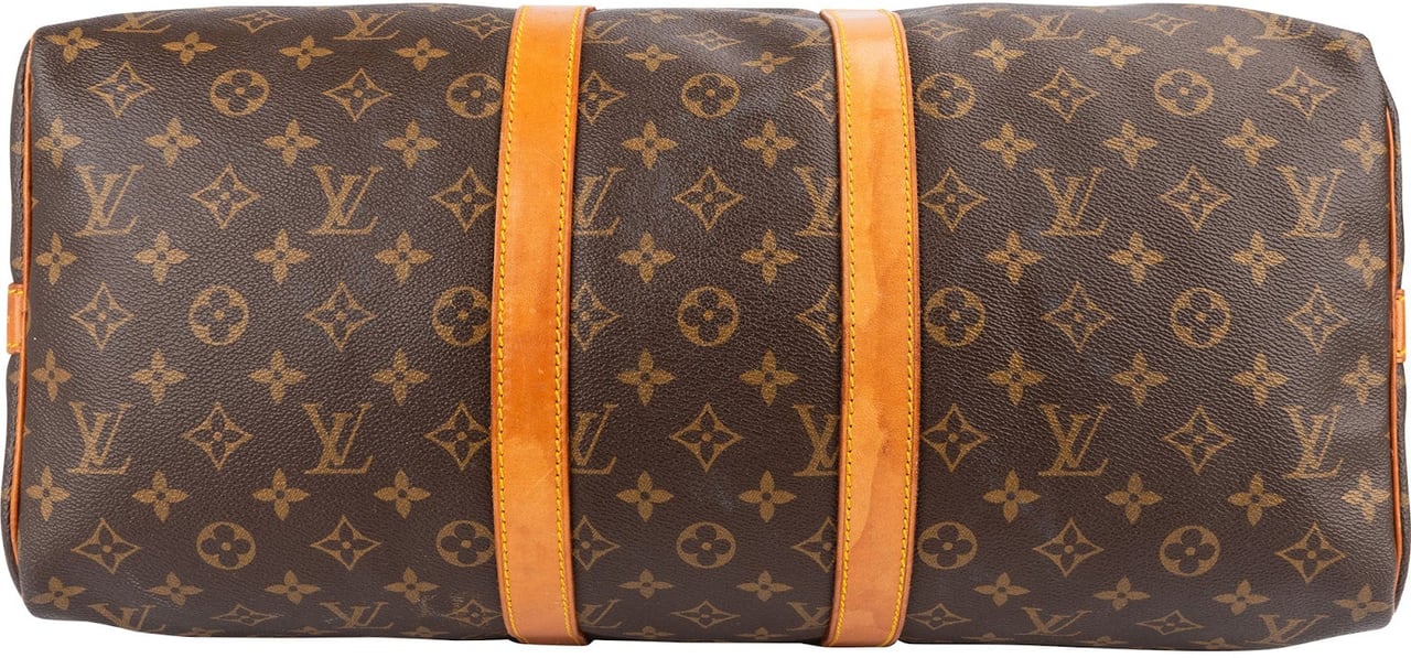 Louis Vuitton Louis Vuitton Monogram Canvas Keepall 45 Bandoulière Travel Bag Bruin