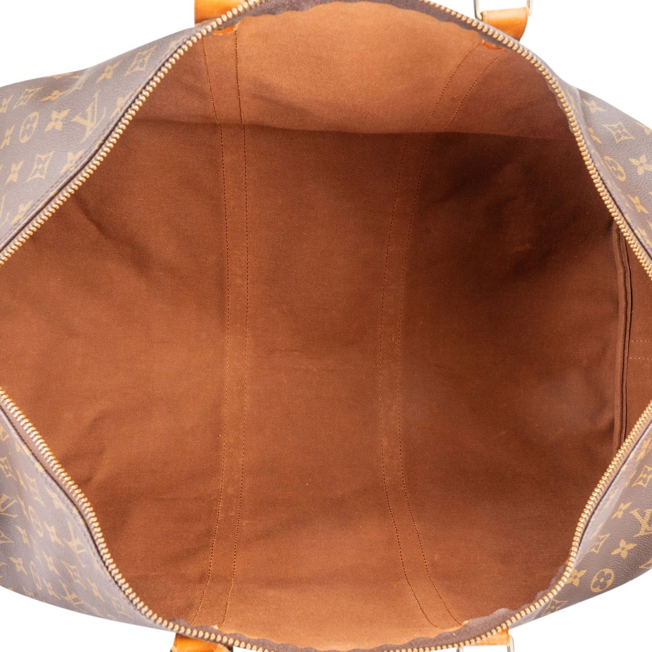 Louis Vuitton Louis Vuitton Monogram Canvas Keepall 60 Bandoulière Travel Bag Bruin