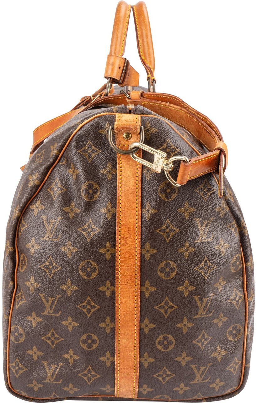 Louis Vuitton Louis Vuitton Monogram Canvas Keepall 60 Bandoulière Travel Bag Bruin