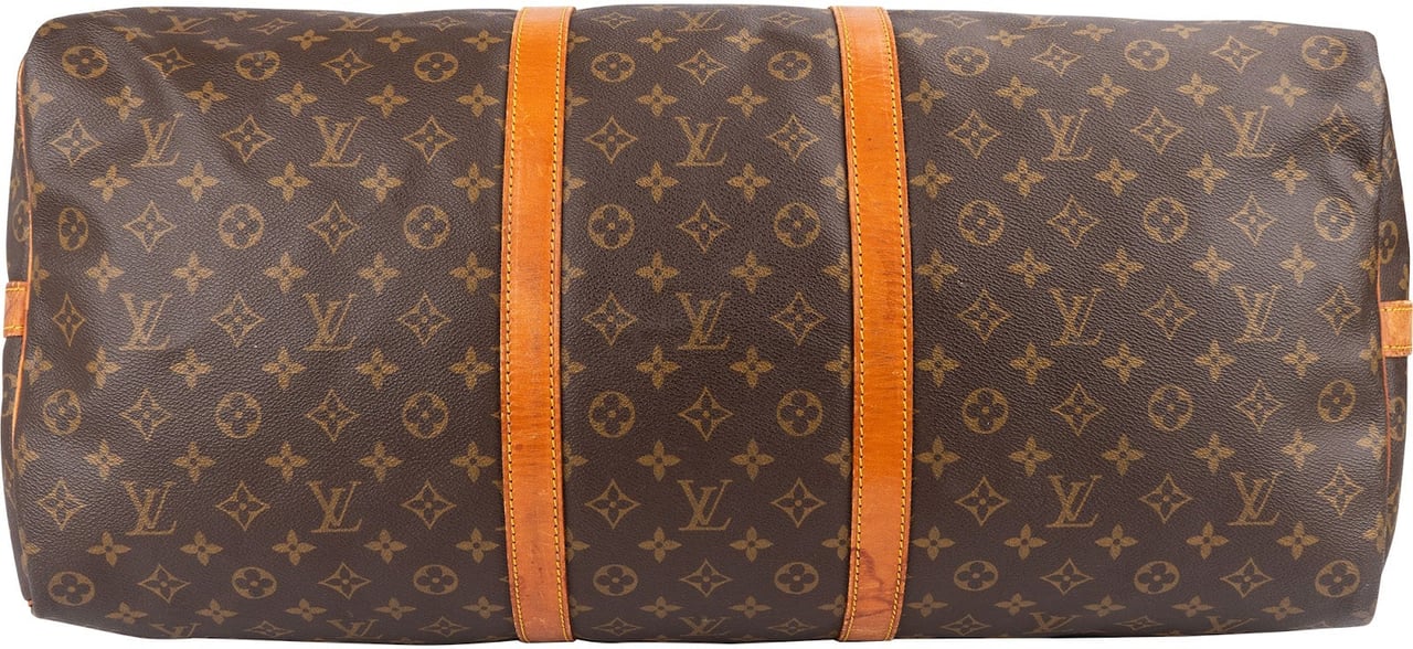 Louis Vuitton Louis Vuitton Monogram Canvas Keepall 60 Bandoulière Travel Bag Bruin