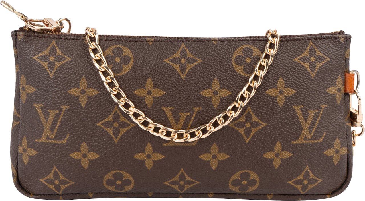 Louis Vuitton Louis Vuitton Monogram Canvas Sac Shopping Pochette Accessoires Crossbody Bag Bruin