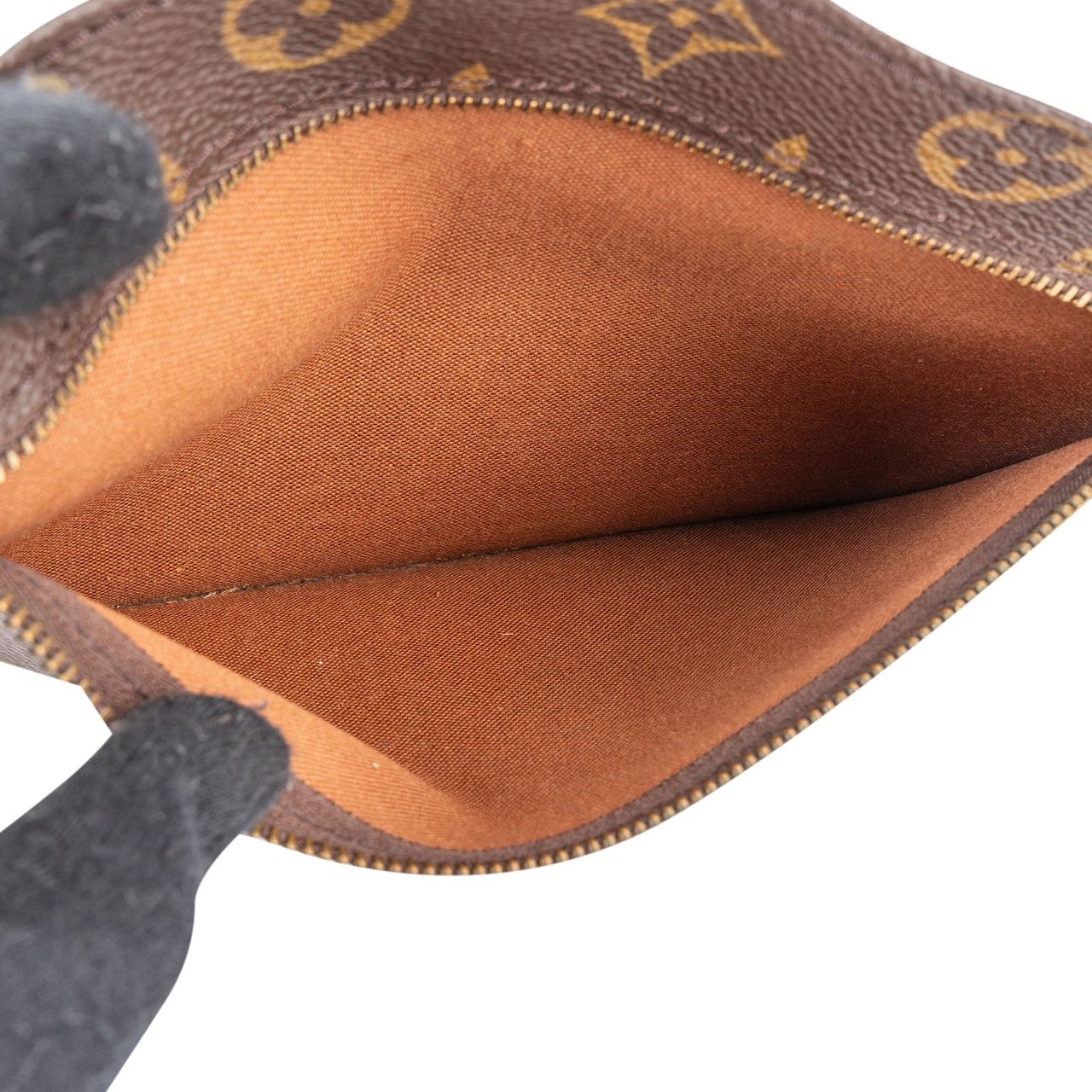 Louis Vuitton Louis Vuitton Monogram Canvas Randonnee Clip Clutch Bruin