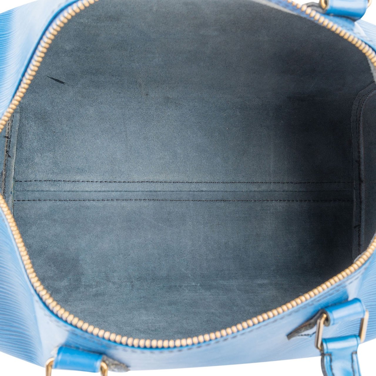 Louis Vuitton Louis Vuitton Blue Epi Leather Speedy 30 Handbag Blauw