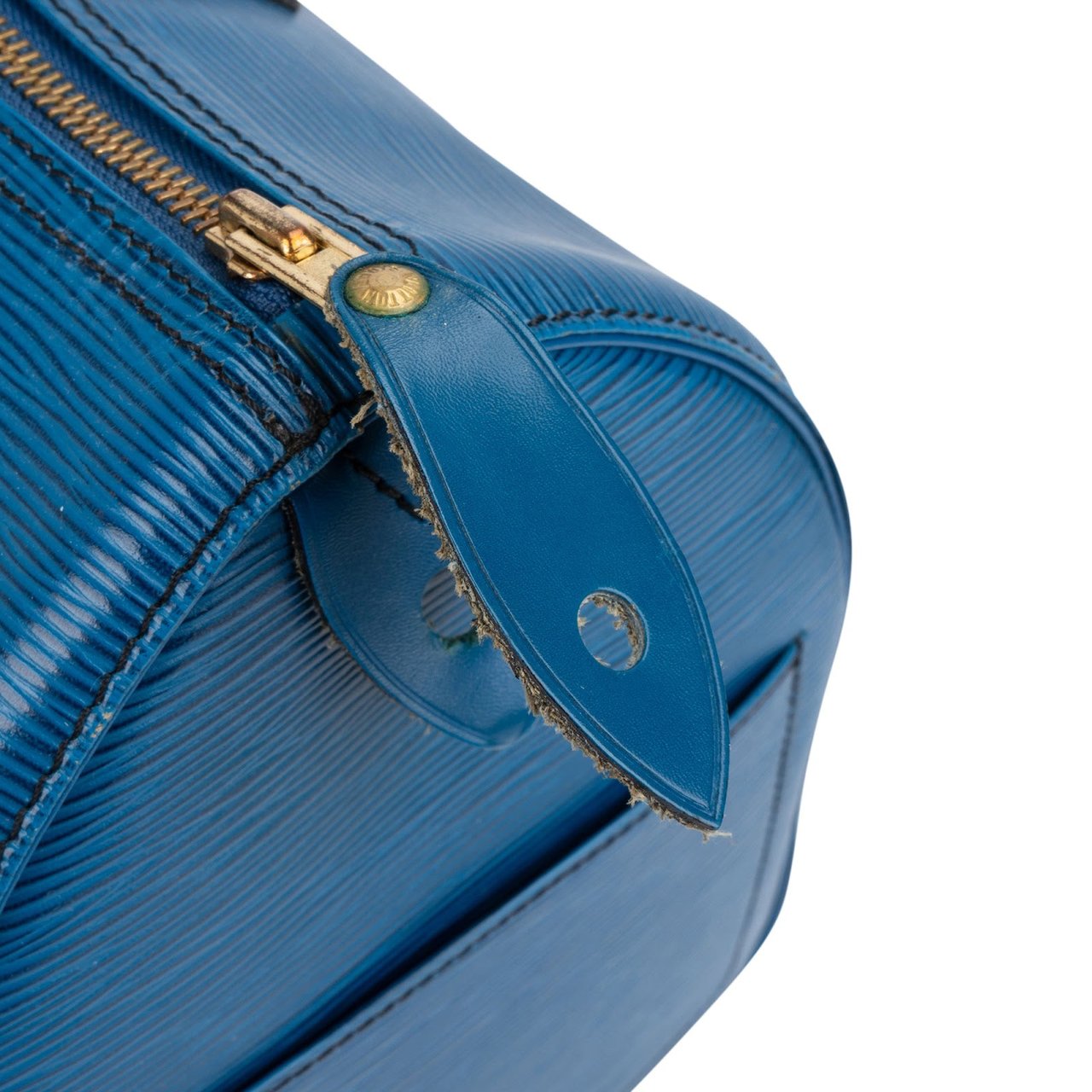 Louis Vuitton Louis Vuitton Blue Epi Leather Speedy 30 Handbag Blauw