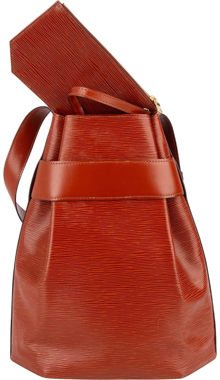 Louis Vuitton Louis Vuitton Brown Epi Leather Sac d'Epaule Shoulder Bag Bruin