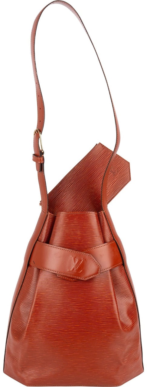 Louis Vuitton Louis Vuitton Brown Epi Leather Sac d'Epaule Shoulder Bag Bruin